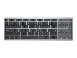 Dell KB740 - Tastatur - kompakt, multi-enhet - trådløs - 2.4 GHz, Bluetooth 5.0 - QWERTY - Pan Nordic - titangrå - med 3-års Next Business Day Advanc