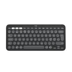 Logitech® | Pebble Keys 2 (K380s) - Tastatur - Bluetooth, 2,4 GHz - Nordisk layout - Tonal-Graphite