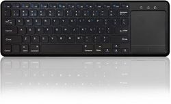 NÖRDIC trådløst 2.4G-tastatur med berøringsplate 78 taster IOS Android Windows US-layout