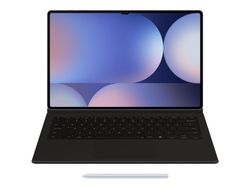 Samsung EF-DX925 - Tangentbord och foliefodral (bokomslag) - AI-nyckel - med pekdyna - trådlös - POGO pin, Bluetooth - svart tangentbord, svart fodra