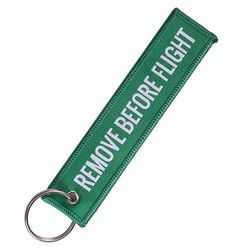 Keychain Fjern før flypilotbomberjakke grøn
