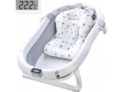 Primabobo Premium sammenleggbart badekar med termometer og pute, Stars