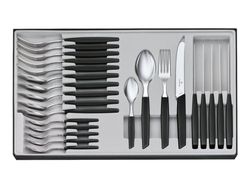 Victorinox Swiss Modern - Spisebestikk - 24 pcs - svart