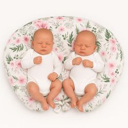 Twin Feed Pushion - Amningspude - Ergonomisk komfort, rygstøtte, vaskbart dækning