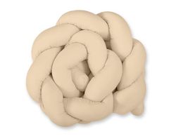 Flettet sengehynde - beige