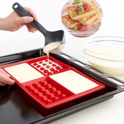 Vaffel Form i Ovnen / Silikon Baking Form - Lag Vafler i Ovnen