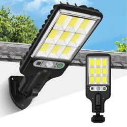 2-Pack Solar Lampe med Bevegelsessensor - Vegg LED Utendørs Lampe Bevegelsessensor