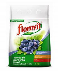 Florovit gødning til blåbær og acidofile planter 1 kg granulat
