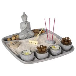 Zen Buddha Borddekorasjon – Hagedekorasjon