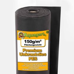 130 m² Ukrudtsstof Havefleece Barkflis Ukrudtsmembran 150 g 1 m bred PES