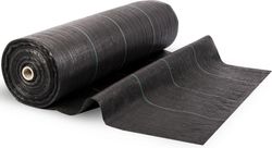 Viking Choice UV-beständigt rotbarriärtyg, 100m x 1,6m, inkluderar 100 markpinnar för enkel installation