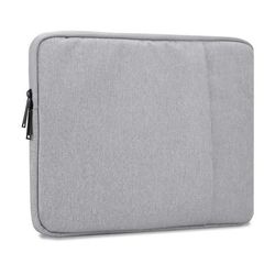 Kannettavan tietokoneen / Tablet Protection Bag 15,6 tuuman Läppärilaukku tapauksessa kangas sametti sisävuori ja osasto Anti-Scratch vetoketju
