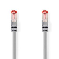 CAT6 Nätverkskabel | RJ45 hane | RJ45 hane | S/FTP | 5.00 m | Rund | LSZH | Grå | Label