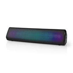 Bluetooth® højttaler | Maksimal batteritid: 6 timer | Borddesign | 18 W | Stereo | Indbygget mikrofon | Kan parres | Sort