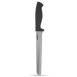 Brødkniv: Langt tagget blad, ergonomisk håndtak, 17,5 cm