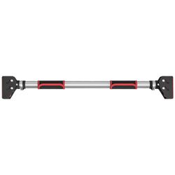 Pull-up bar, justerbar dørkarm, sklisikker dørstang, veggmontering, pull up bar for trening hjemme, treningsstudio, stål, svart