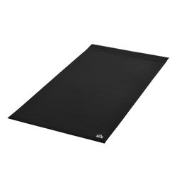Gulvbeskyttelsesunderlag Fitnessudstyr Pvc Sort 180X90X0,6Cm