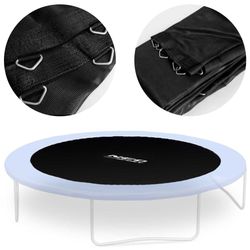 Trampolinematte for hagetrampolin 366-374 cm (12 fot) med 64 fjærerSlitesterk teppe med høy sprettDenne slitesterke og tettvevde matten er designet fo