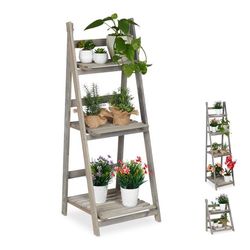 Blomstertrappe Trægrå