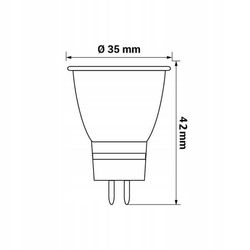 MR11 LED-lampa 12v 3w 4000K