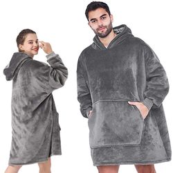 Oversized Hoodie med Hette – Filt