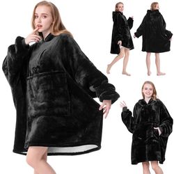 Oversized Hoodie med Hette – Filt