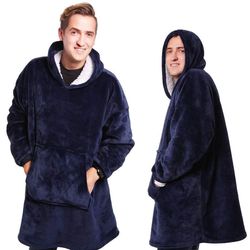 Oversized Hoodie med Hette – Filt