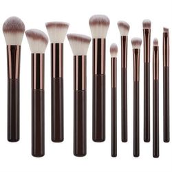 Technique Pro Chocolate Bronze Makeup Brush Set - 11 Makeup Børster