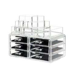 UNIQ Makeup Organizer med 6 skuffer - U340