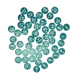 50 STK Nummereret etiket Nummereret mærke til gårddyr biavl avlsudstyr 1-50 Grøn