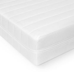 Madrass i skum 140x200 cm - Vändbar madrass - Fast och balanserat stöd - 7 komfortzoner - tjocklek 15 cm