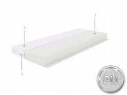 Patja 90x190 9cm T25kg/m3 Foam Medium H3
