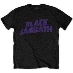 Black Sabbath - Men's Tee: Wavy Logo Vintage (M)