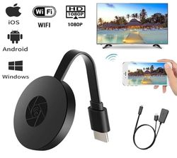 Lollanda TV Digital HDMI Media Streamer Video Til Google Chromecast 2, Trådløs HDMI Adapter 1080p, Sort, Til Hjemmebiograf, TV Og Projektor