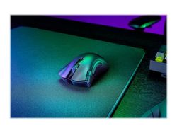 Razer DeathAdder V2 X HyperSpeed - Mus - ergonomisk - høyrehendt - optisk - 7 knapper - trådløs - 2.4 GHz, Bluetooth 5.1 LE - USB trådløs mottaker