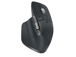 Logitech MX Master 3S - Mus - laser - 7 knapper - trådløs - Bluetooth, 2,4 GHz - Logitech BOLT-mottaker - grafitt