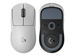 Logitech G PRO X SUPERLIGHT 2 - Mus - optisk - 5 knapper - trådløs - 2.4 GHz - USB Logitech LIGHTSPEED-mottaker - hvit