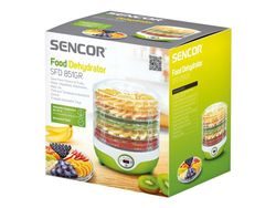 Sencor SFD 851GR - Matdehydrator - 240 W - hvit/grønn
