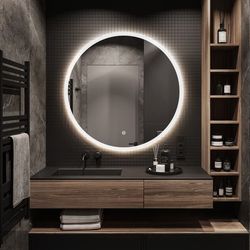 LED-spejl med antidugfunktion Stuttgart 60cm, Vinchome