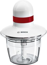 Bosch MMRP1000 elektrisk mathackare 0,8 l 400 W Röd, Transparent, Vit