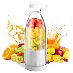 Portabel Mixer – Bärbar Uppladdningsbar Smoothie Blender Vit