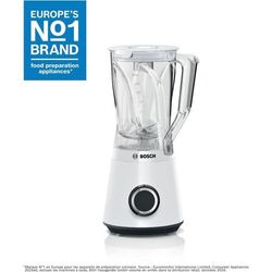 VitaPower Blender - BOSCH - MMB6141W - 1200 W - 30000 rpm - 2 hastigheter + turbo - 2 L skål - 4 avtagbara blad - Vit