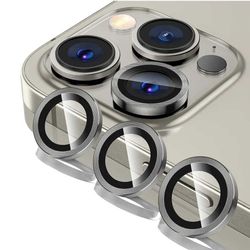 iPhone 15 Pro/Pro Max Lens Protection Titanium