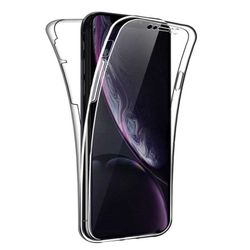 360° täysin peittävä silikonikotelo iPhone XR