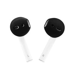 Silikonikotelo AirPods 2-pack : väri - musta