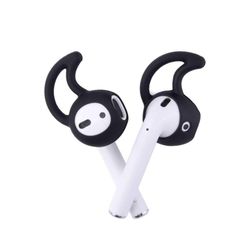 Sport silikon deksel til AirPods 2-pakke : Farge - Svart