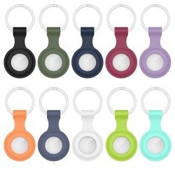 Airtag-skall - 10 farger - med nøkkelring - Protective Sleeve Case