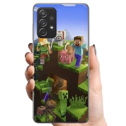 Samsung Galaxy A52 5G TPU Matkapuhelimen kuori MineCraft
