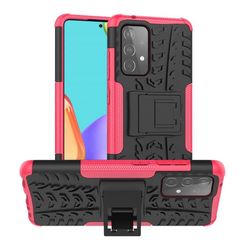 Støtsikker deksel med stativ Samsung Galaxy A52s 5G : Farge - Rosa