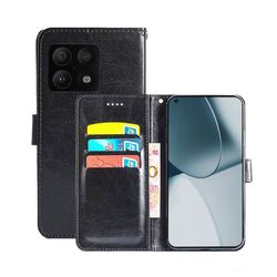OnePlus 10 Pro Wallet Cover 3-kort : farve - sort